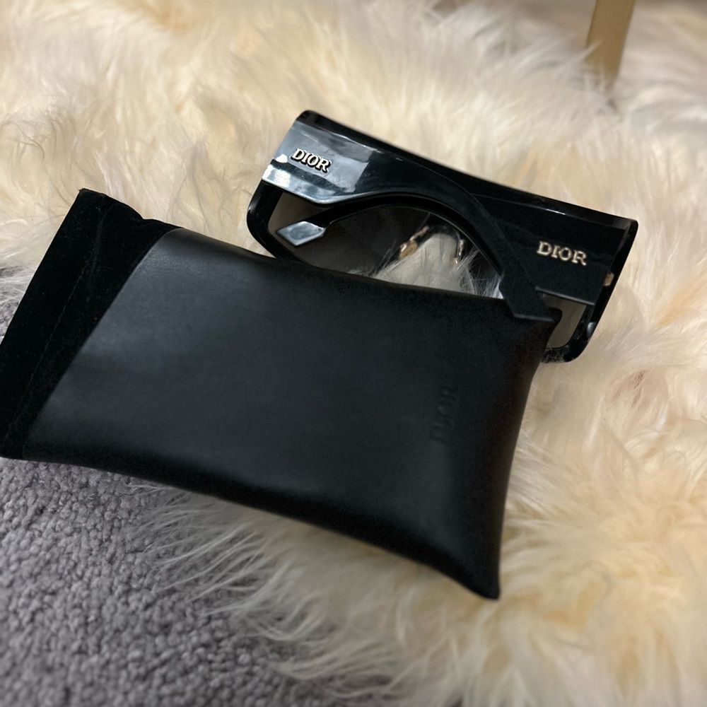Black Christian Dior sunglasses